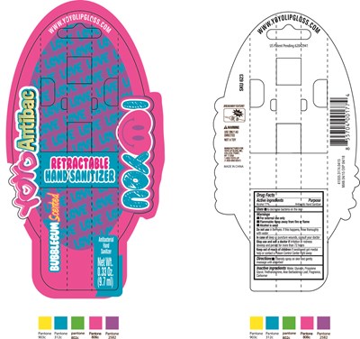 Image Of Bottle Label (Card Bubble Gum)